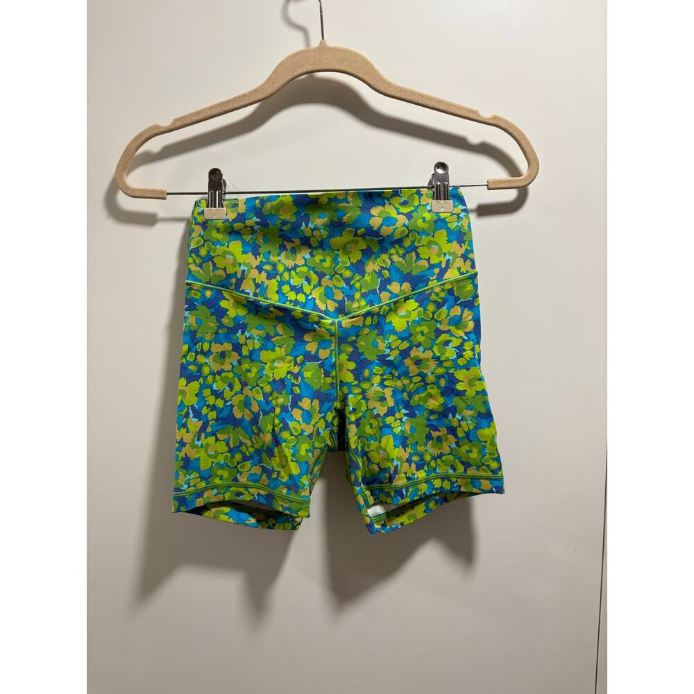 Floral gym running shorts